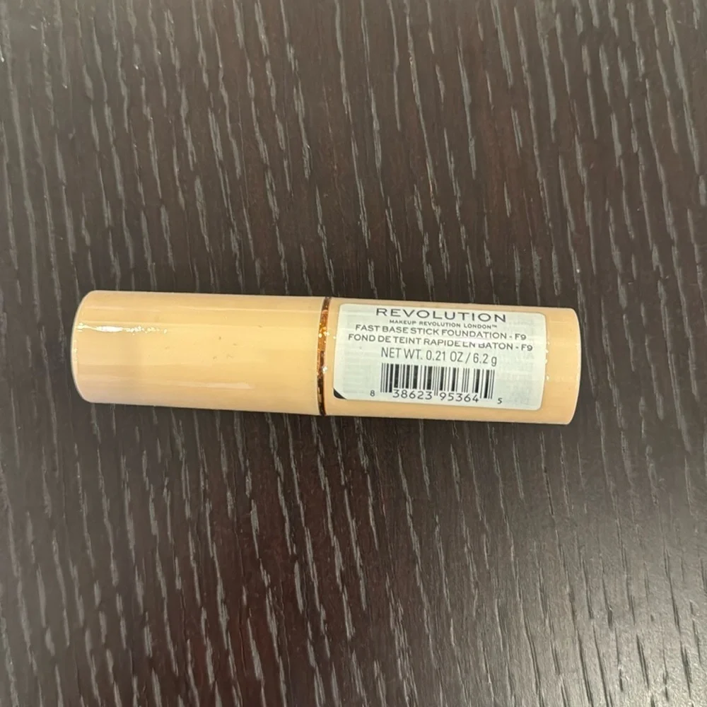1 Piece - REVOLUTION Fast Base Stick Foundation New Sealed - medium shade F9
